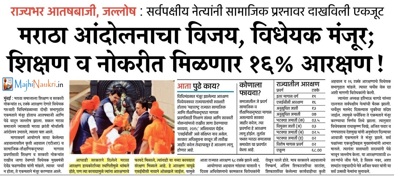 Maratha Aarakshan